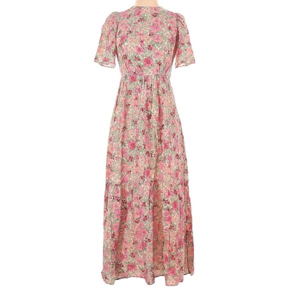 & Other Stories Printed Puff Sleeve Maxi Dress Size 2 • BLOGGER FAVORITE • - Picture 8 of 14